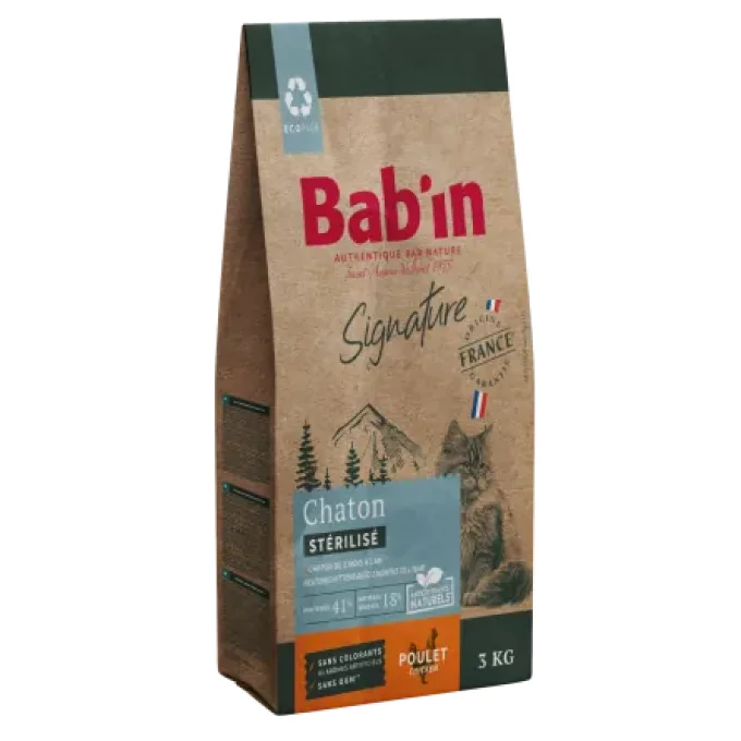 Bab'in Signature Chaton Poulet